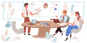 Professional web design agency consultation for small business owner