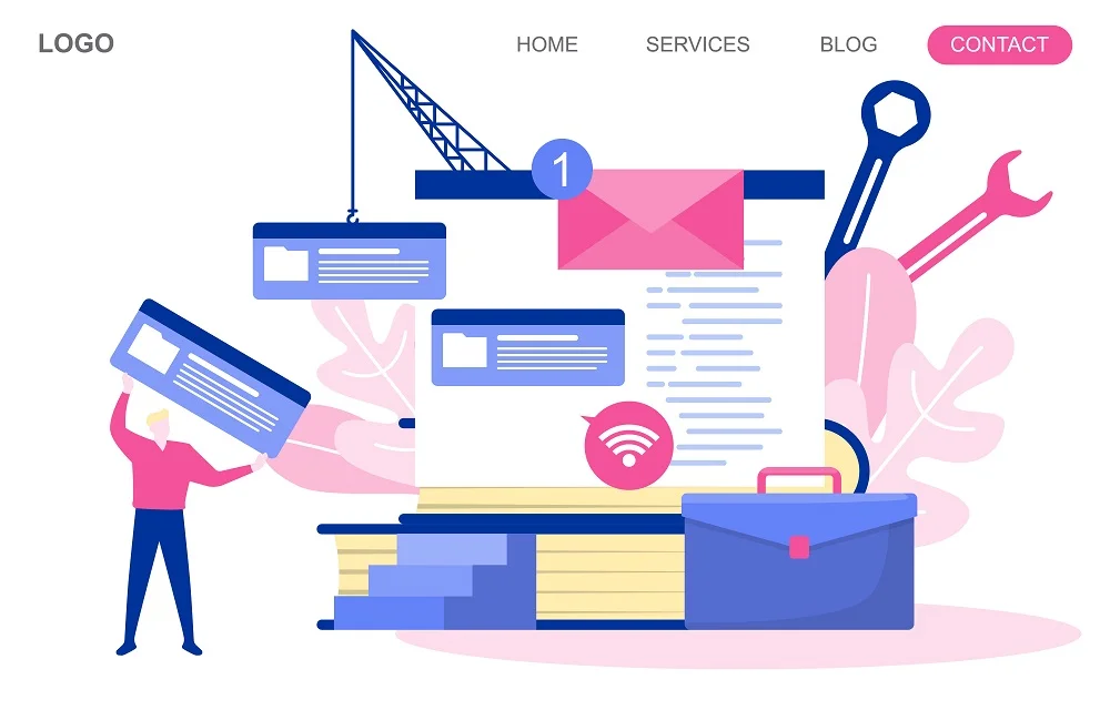 Professional website redesign improving small business online presence