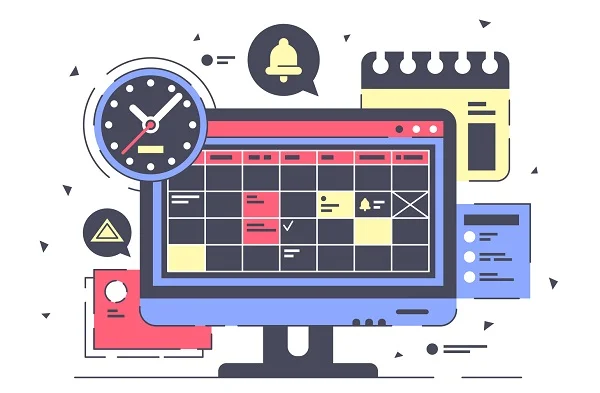 Online booking system integrated into small business website