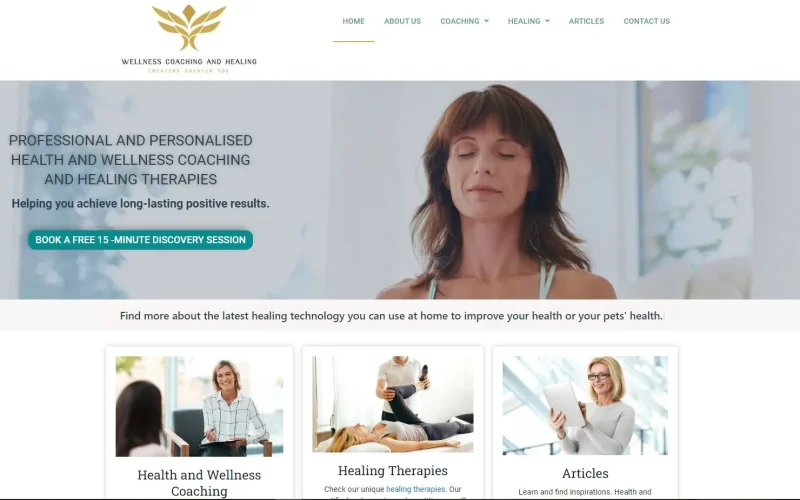 WCH website design project portfolio example